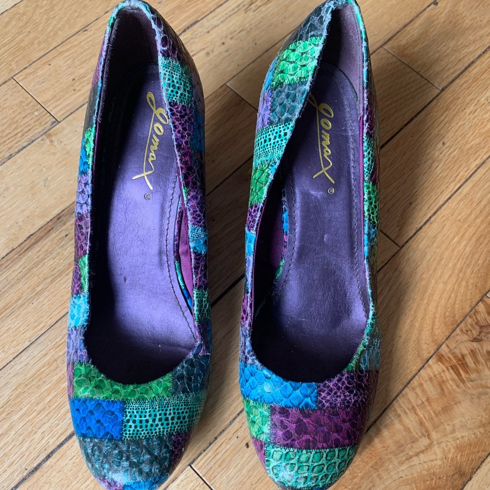 Multicoloured Gomax Wedges